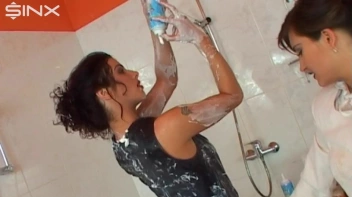 Gorgeous Brunettes Smeared In Cream And Puddings Screencap 36 on sinx.preview.netperv.com