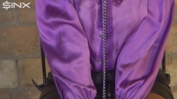 Handcuffed Hottie Drools Down Her Satin Blouse Screencap 50 on sinx.preview.netperv.com