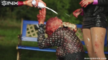 Outdoor Lesbian Food Fight Gets Real Messy Screencap 36 on sinx.preview.netperv.com