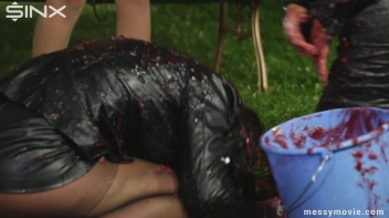 Outdoor Lesbian Food Fight Gets Real Messy Screencap 40 on sinx.preview.netperv.com