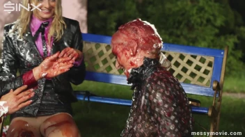 Outdoor Lesbian Food Fight Gets Real Messy Screencap 43 on sinx.preview.netperv.com