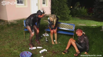 Outdoor Lesbian Food Fight Gets Real Messy Screencap 52 on sinx.preview.netperv.com