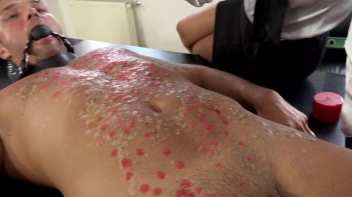 Two Sexy Dommes Torture Dude With Wax Screencap 32 on sinx.preview.netperv.com