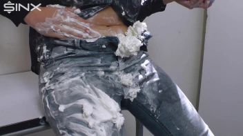 Cutie Covers Herself In Cream Before Showering Screencap 35 on sinx.preview.netperv.com