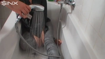 Pretty Clothed Ladies Have Bath Together Screencap 19 on sinx.preview.netperv.com