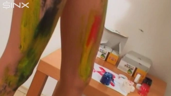 Dressed Babes Paint Each Others Outfits Screencap 29 on sinx.preview.netperv.com