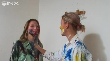 Dressed Babes Paint Each Others Outfits Screencap 36 on sinx.preview.netperv.com