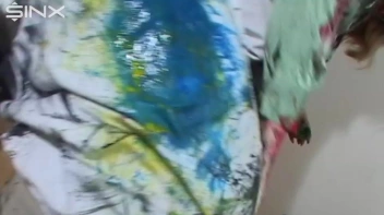 Dressed Babes Paint Each Others Outfits Screencap 44 on sinx.preview.netperv.com