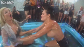 Messy Wrestling: Battle Of The Tattoos, Big Tits, And All Around Freaky Chicks! Screencap 19 on sinx.preview.netperv.com