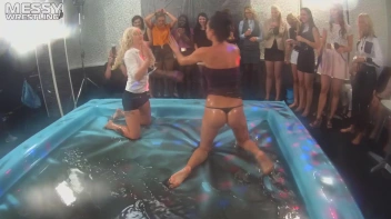 Messy Wrestling: Battle Of The Tattoos, Big Tits, And All Around Freaky Chicks! Screencap 7 on sinx.preview.netperv.com