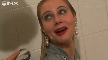 Fully Dressed Ladies Wash Their Hair Together Screencap 22 on sinx.preview.netperv.com