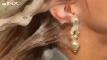 Fully Dressed Ladies Wash Their Hair Together Screencap 27 on sinx.preview.netperv.com