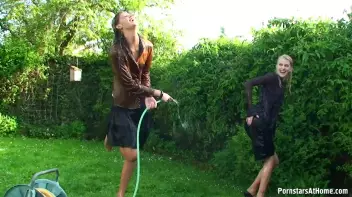Cutie Babes In Fully Clothed Water Fight! Screencap 99 on sinx.preview.netperv.com