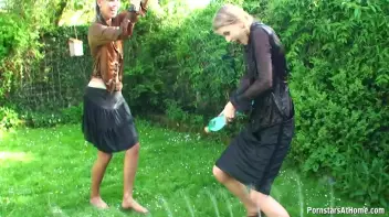 Cutie Babes In Fully Clothed Water Fight! Screencap 68 on sinx.preview.netperv.com