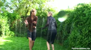 Cutie Babes In Fully Clothed Water Fight! Screencap 83 on sinx.preview.netperv.com