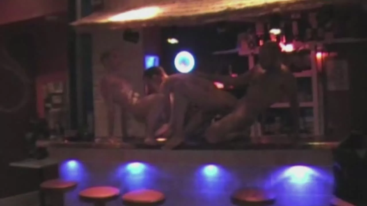 threesome sex party in pubic bar sauna with 3 twinks on sinx.preview.netperv.com