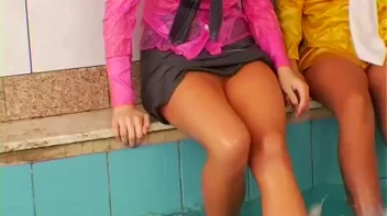 Satin Clad Cuties Hop In The Pool Screencap 97 on sinx.preview.netperv.com