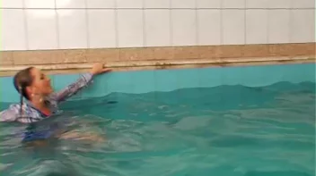 Satin Clad Cuties Hop In The Pool Screencap 28 on sinx.preview.netperv.com