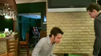 Bi Boys Get A Taste Of Their Hot Waitress Screencap 1 on sinx.preview.netperv.com