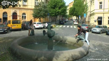 Long Haired Cuties Outdoor Wet And Messy Fun - Cam 1 Screencap 3 on sinx.preview.netperv.com