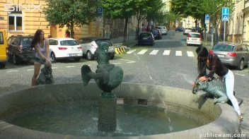 Long Haired Cuties Outdoor Wet And Messy Fun - Cam 1 Screencap 4 on sinx.preview.netperv.com