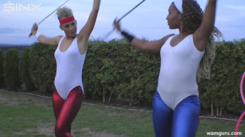 Lathered Up Fitness Babes Get Wet In The Shower Screencap 2 on sinx.preview.netperv.com