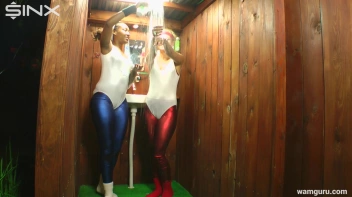 Lathered Up Fitness Babes Get Wet In The Shower Screencap 37 on sinx.preview.netperv.com