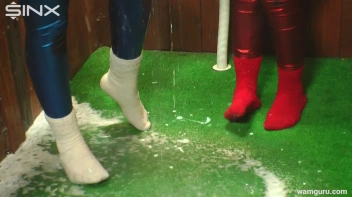 Lathered Up Fitness Babes Get Wet In The Shower Screencap 40 on sinx.preview.netperv.com