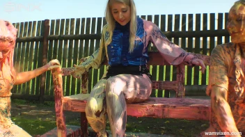 Babes Painting Project Gets Messy Screencap 23 on sinx.preview.netperv.com