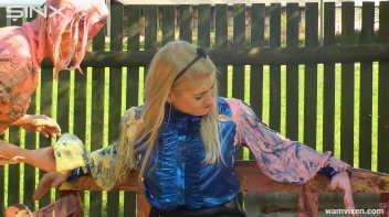 Babes Painting Project Gets Messy Screencap 8 on sinx.preview.netperv.com