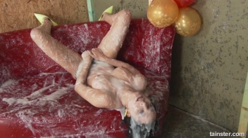 Solo Party Creams Her Mouth And Covers Her Hot Body! Screencap 105 on sinx.preview.netperv.com