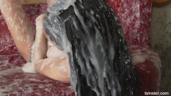 Solo Party Creams Her Mouth And Covers Her Hot Body! Screencap 110 on sinx.preview.netperv.com