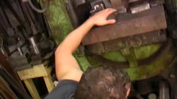 Hard Bi Pounding At The Machine Shop Screencap 4 on sinx.preview.netperv.com