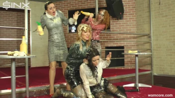Production Crew Of Sexy Girls Wrestle In Sauce Screencap 34 on sinx.preview.netperv.com