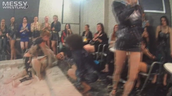 Messy Wrestling Extra: Pony-Tailed Power Session In Mud Covers Them All In Crud! 4 Fights! Action-Cam Only! Screencap 10 on sinx.preview.netperv.com