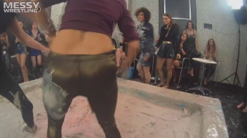 Messy Wrestling Extra: Pony-Tailed Power Session In Mud Covers Them All In Crud! 4 Fights! Action-Cam Only! Screencap 2 on sinx.preview.netperv.com