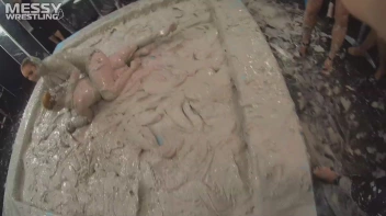 Messy Wrestling Extra: Pony-Tailed Power Session In Mud Covers Them All In Crud! 4 Fights! Action-Cam Only! Screencap 44 on sinx.preview.netperv.com