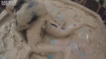 Messy Wrestling Extra: Pony-Tailed Power Session In Mud Covers Them All In Crud! 4 Fights! Action-Cam Only! Screencap 58 on sinx.preview.netperv.com
