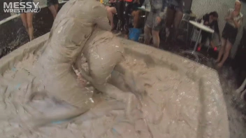 Messy Wrestling Extra: Pony-Tailed Power Session In Mud Covers Them All In Crud! 4 Fights! Action-Cam Only! Screencap 64 on sinx.preview.netperv.com