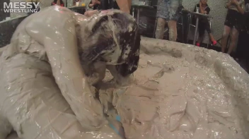 Messy Wrestling Extra: Pony-Tailed Power Session In Mud Covers Them All In Crud! 4 Fights! Action-Cam Only! Screencap 66 on sinx.preview.netperv.com