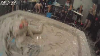 Messy Wrestling Extra: Pony-Tailed Power Session In Mud Covers Them All In Crud! 4 Fights! Action-Cam Only! Screencap 70 on sinx.preview.netperv.com
