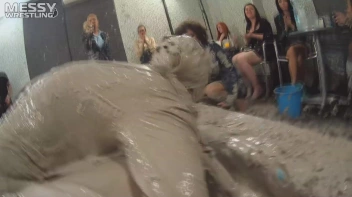 Messy Wrestling Extra: Pony-Tailed Power Session In Mud Covers Them All In Crud! 4 Fights! Action-Cam Only! Screencap 72 on sinx.preview.netperv.com