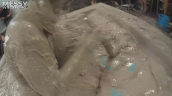 Messy Wrestling Extra: Pony-Tailed Power Session In Mud Covers Them All In Crud! 4 Fights! Action-Cam Only! Screencap 75 on sinx.preview.netperv.com