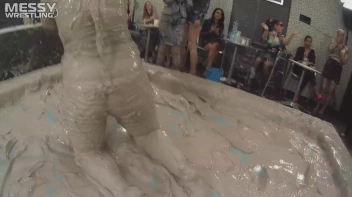 Messy Wrestling Extra: Pony-Tailed Power Session In Mud Covers Them All In Crud! 4 Fights! Action-Cam Only! Screencap 76 on sinx.preview.netperv.com