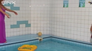Catfighting Girls Get Soaked In The Pool Screencap 8 on sinx.preview.netperv.com