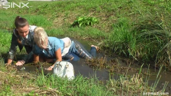 Hot Babes Catfight In Muddy Stream Screencap 30 on sinx.preview.netperv.com