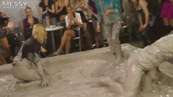 Messy Wrestling: High Class Madness In The Mud!  Kick Some Ass And Go Mess Manic! Screencap 28 on sinx.preview.netperv.com