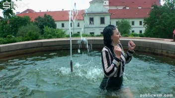 Hot Babe's Wet And Messy Outdoor Cool Down Screencap 19 on sinx.preview.netperv.com
