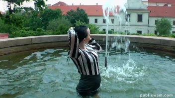 Hot Babe's Wet And Messy Outdoor Cool Down Screencap 21 on sinx.preview.netperv.com