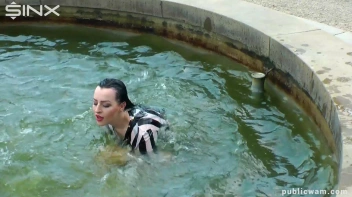Hot Babe's Wet And Messy Outdoor Cool Down Screencap 32 on sinx.preview.netperv.com